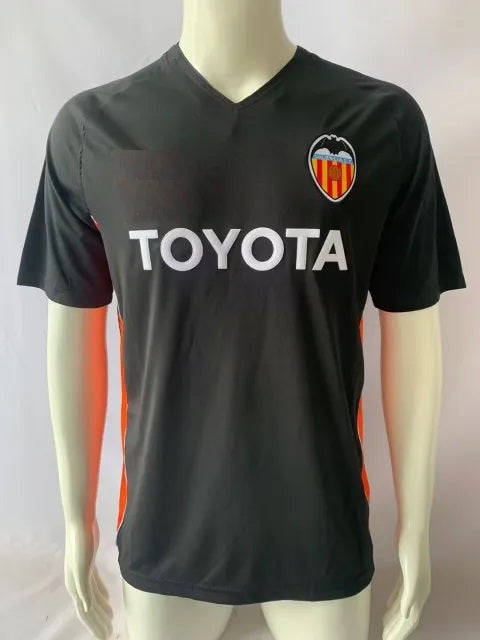 Valencia CF 2006 Black Retro Jersey Camiseta Soccer Shirt
