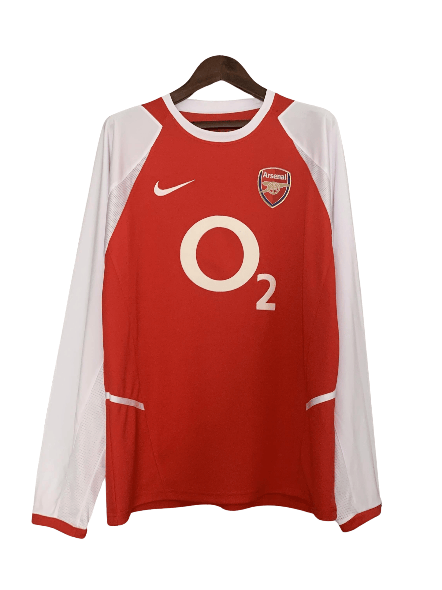 Arsenal Retro Jersey home 2002/04 - Long Sleeve