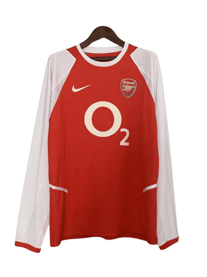 Arsenal Retro Jersey home 2002/04 - Long Sleeve