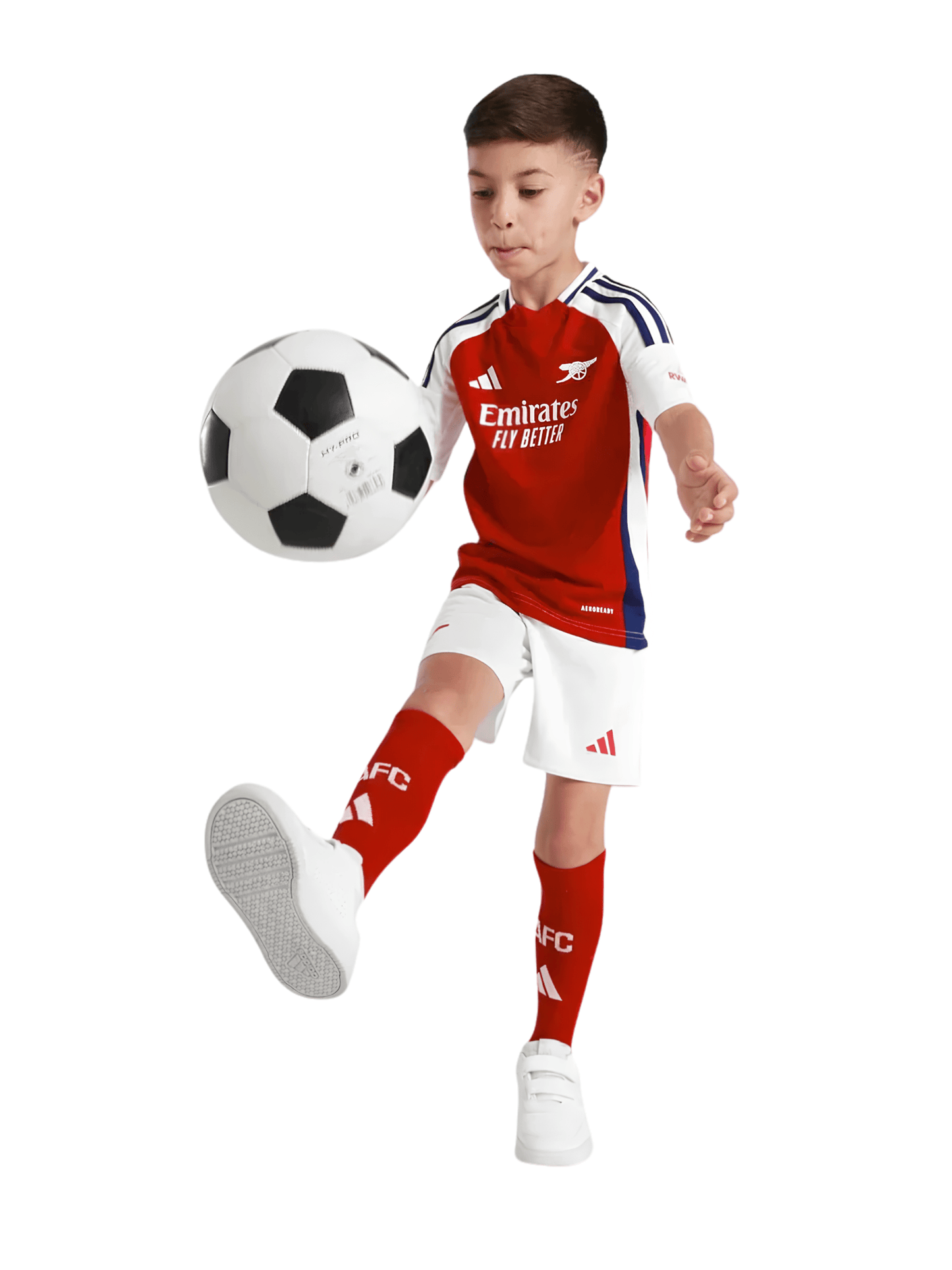 Kids Arsenal Home Kit 2024/2025 - Red and White