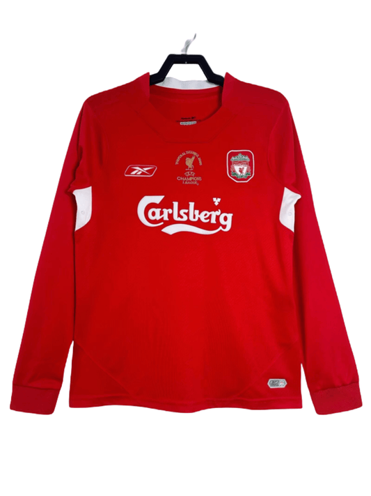 Liverpool Retro Home 04/05 Men's Long Sleeve Jersey