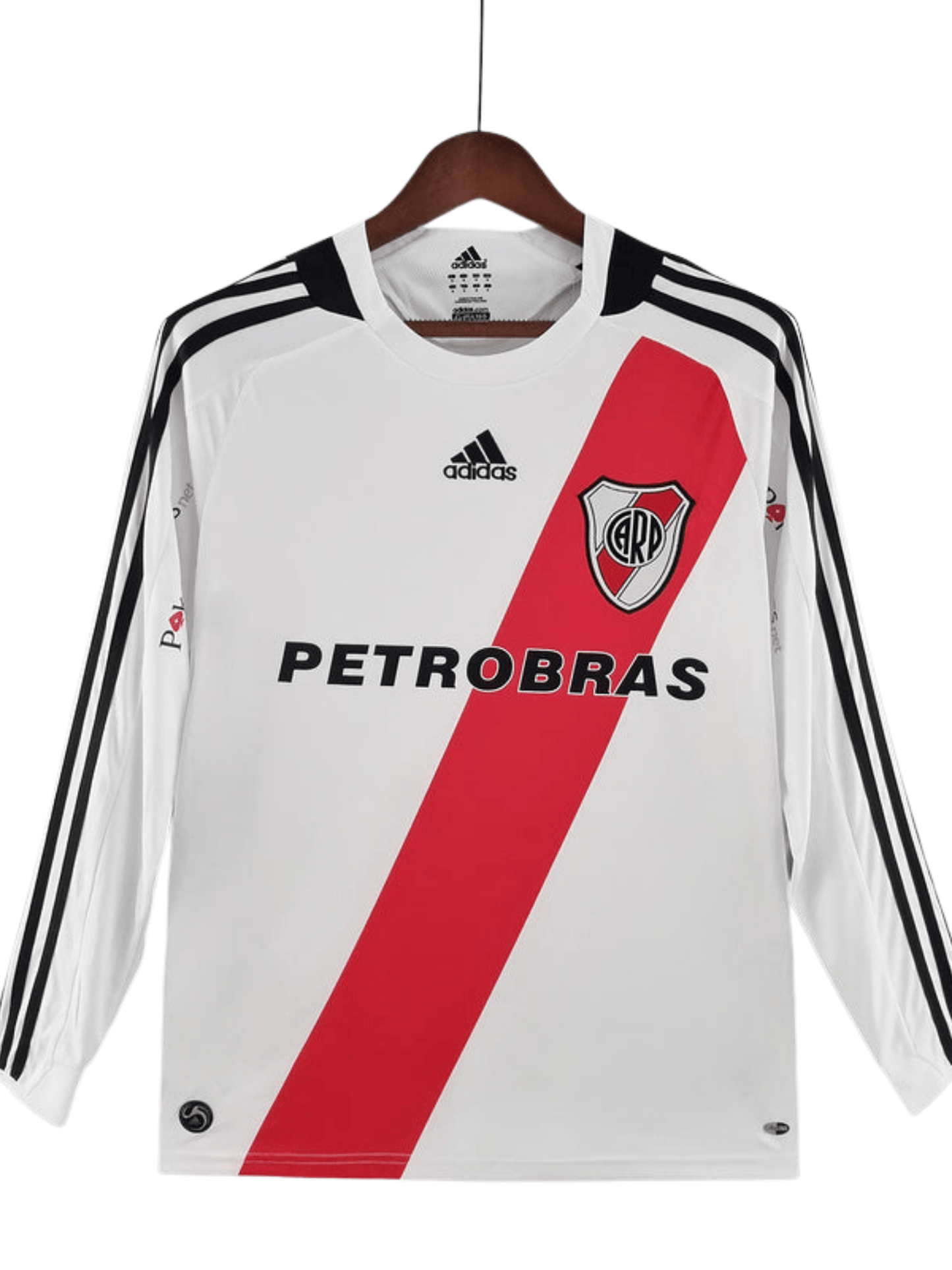River Plate 09/10 Home Jersey Retro - Long Sleeve