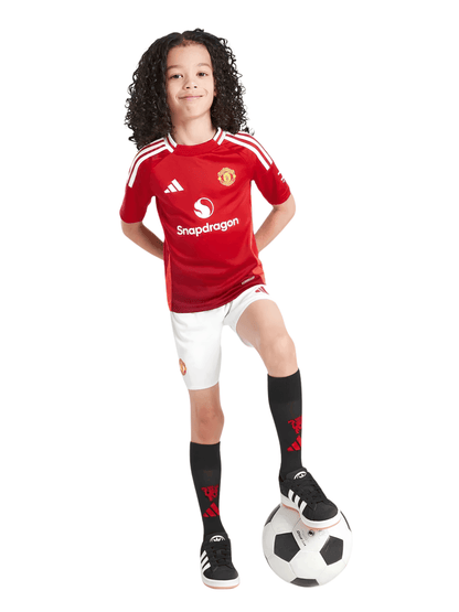 Kids Manchester United Home Kit 2024/2025 - Red