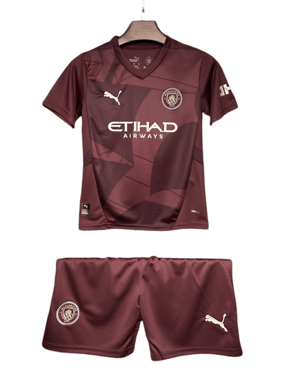 Kit Kids Manchester City Third Jersey 2024/25