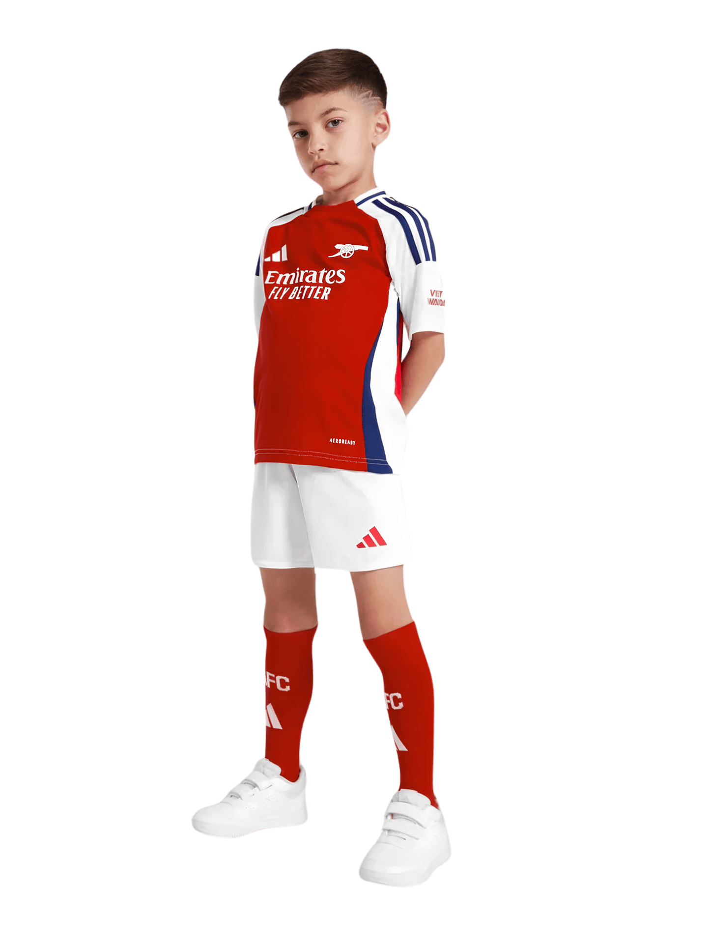Kids Arsenal Home Kit 2024/2025 - Red and White