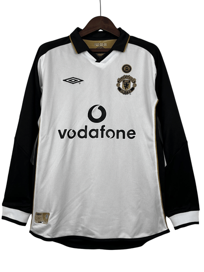 100th Anniversary Manchester United Retro Jersey home 2001/02 - Long Sleeve