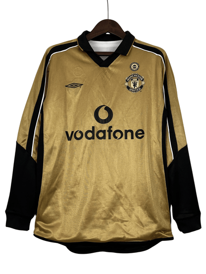 100th Anniversary Manchester United Retro Jersey home 2001/02 - Long Sleeve