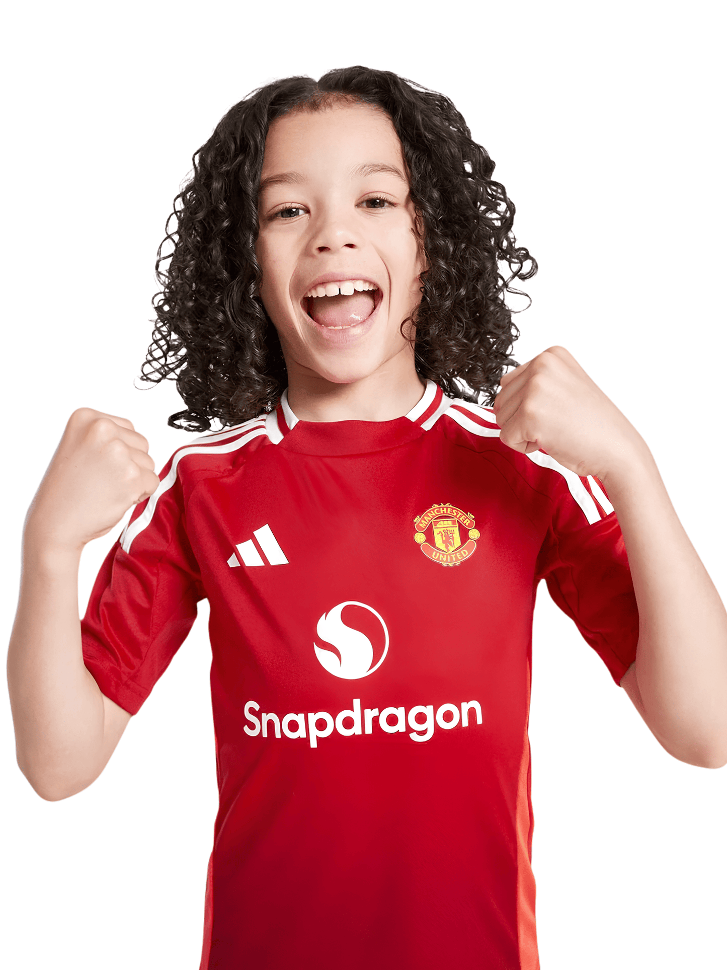 Kids Manchester United Home Kit 2024/2025 - Red