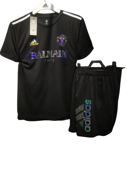 MANCHESTER UNITED SET LIMITED EDITION BALMAIN PARIS BLACK 24/25 MAN