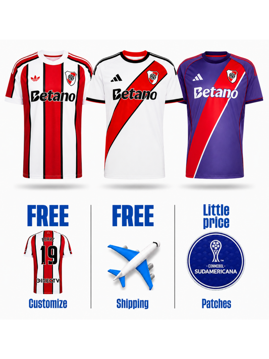 River Plate Home, Away and Third Fan 2026/27 Combo
