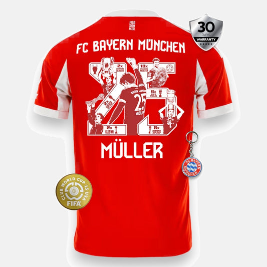 Bayern Munich Home Jersey 2025/26 - Müller Special Edition