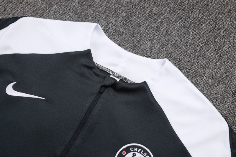 Chelsea Pre-Match Black Tracksuit 25/26