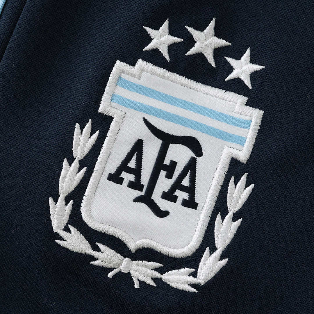 Argentina World Cup 2026 Half-Zip Training Suit Set Blue