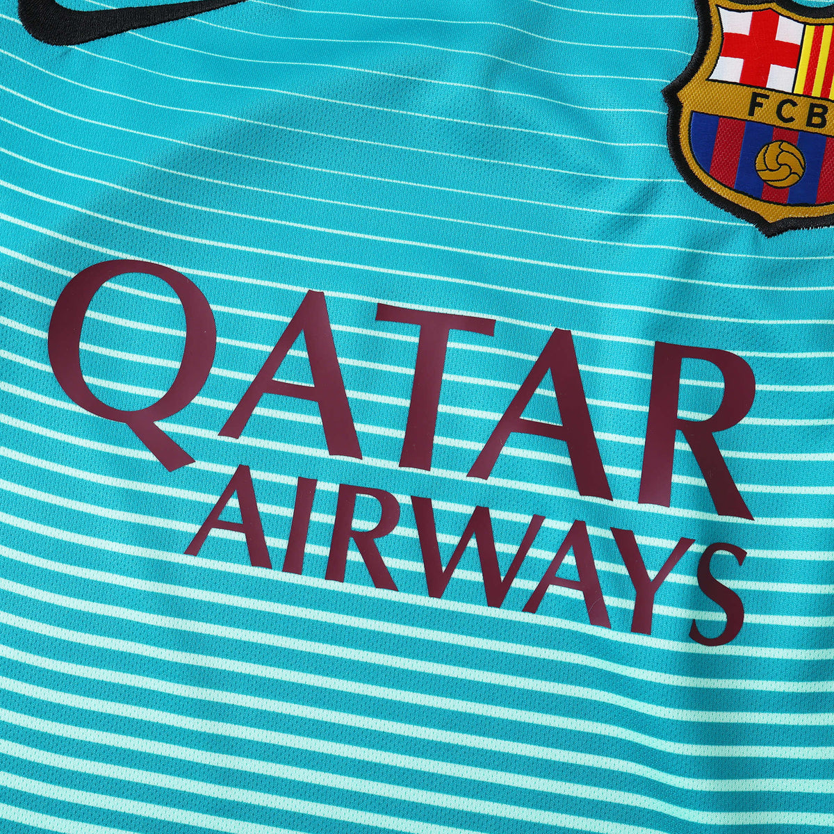 Neymar JR – Barcelona 2016/17 Away Retro Jersey Trikot Maillot Soccer Shirt
