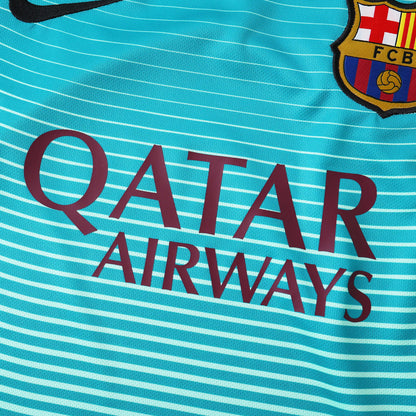 Neymar JR – Barcelona 2016/17 Away Retro Jersey Trikot Maillot Soccer Shirt