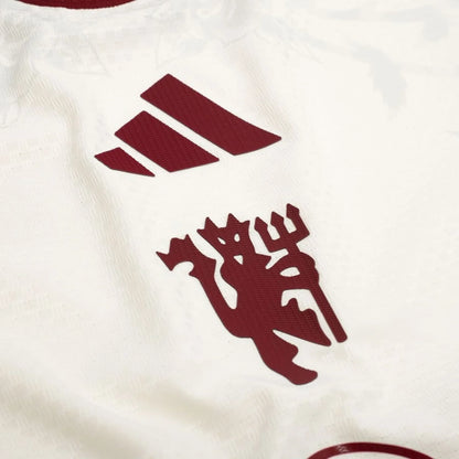 Manchester United 26/27 Third Kids Kit - adidas logo and crest detail