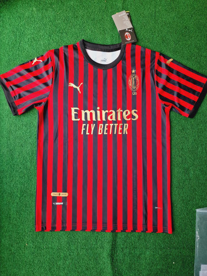 Zlatan Ibrahimović AC Milan 120th Anniversary Special Golden Retro Football Jersey