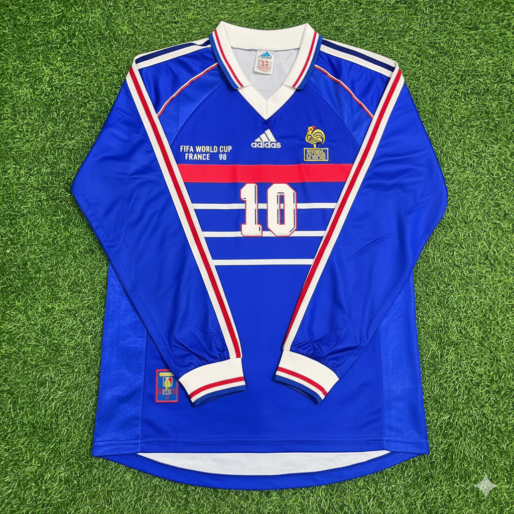 Kylian Mbappe France Special Retro Long Sleeve Football Jersey Maillot Trikot Soccer Shirt