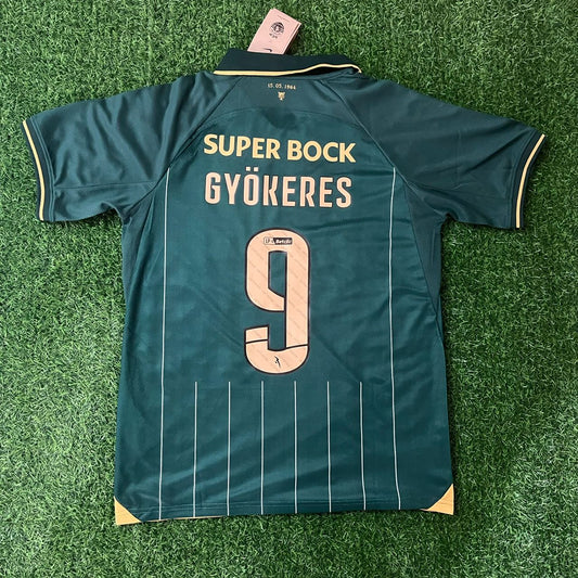 Viktor Gyökeres Sporting CP Lisbon Green Football Jersey Trikot Maglia Soccer Shirt