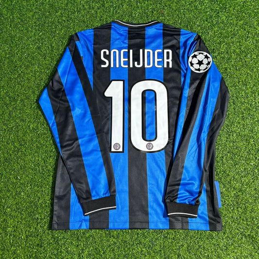 Wesley Sneijder Inter 2010 Champions League Final Retro Football Jersey